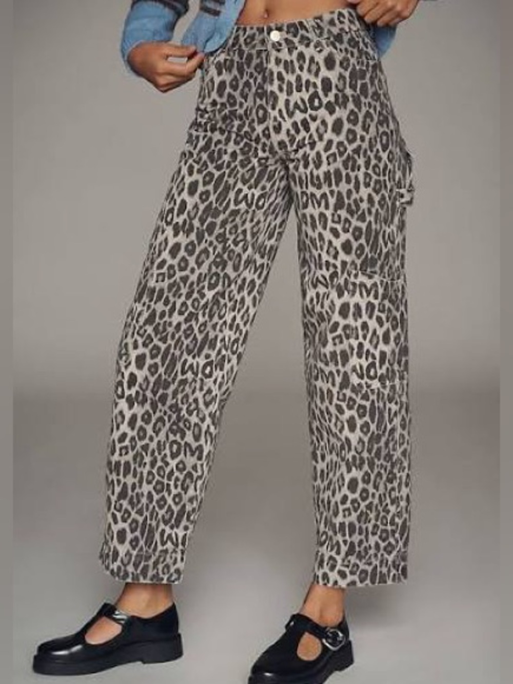 Damson Madder Drew leopard cargo jeans!